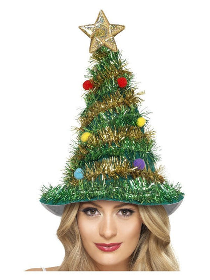 Christmas Tree Hat, Green - Adult Weekender