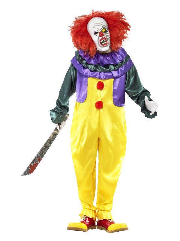 Classic Horror Clown Costume, Multi - Coloured - Adult Weekender