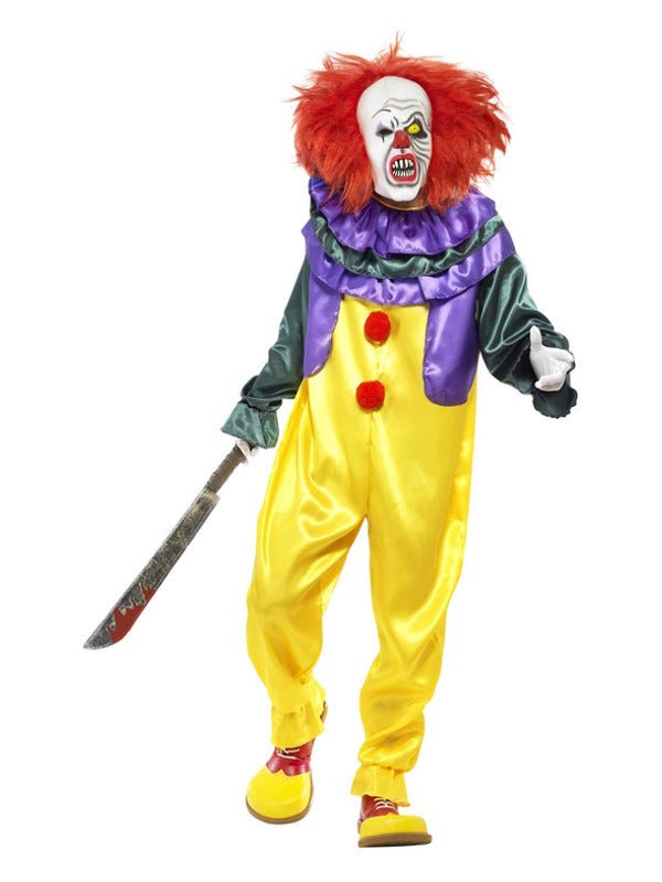 Classic Horror Clown Costume, Multi - Coloured - Adult Weekender
