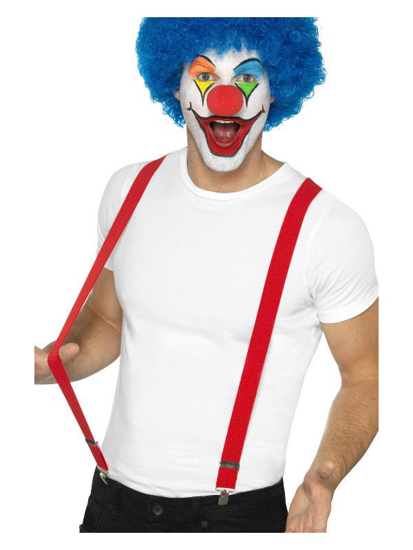 Clown Braces, Red - Adult Weekender