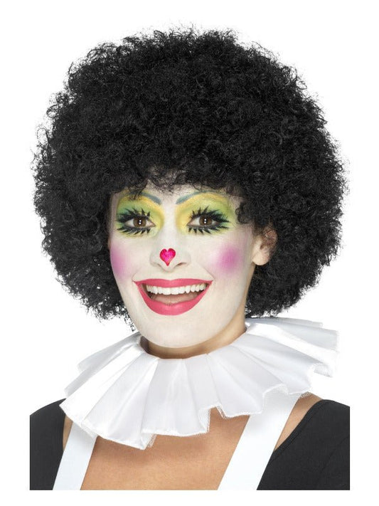 Clown Neck Ruffle, White - Adult Weekender