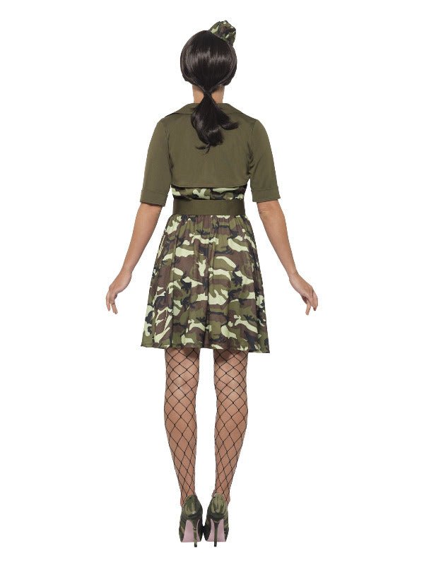 Combat Cadet Costume, Green - Adult Weekender