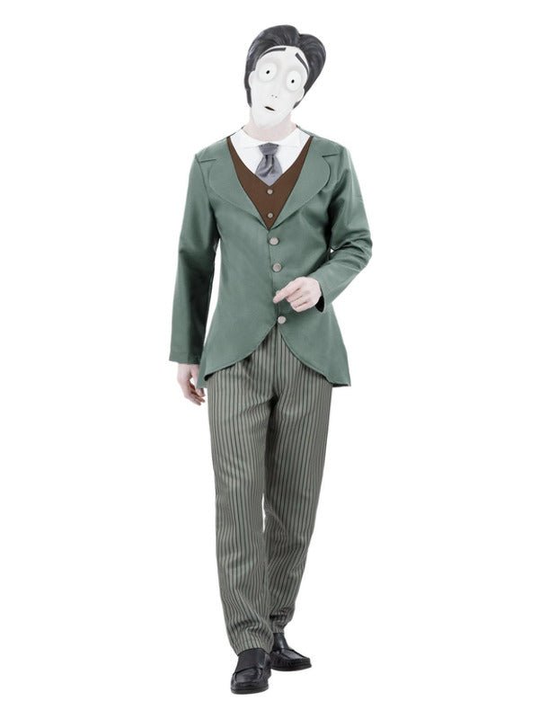 Corpse Bride, Victor Van Dort Groom Costume, Mask, - Adult Weekender