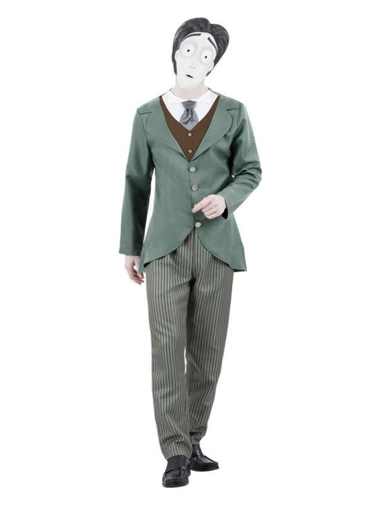 Corpse Bride, Victor Van Dort Groom Costume, Mask, - Adult Weekender