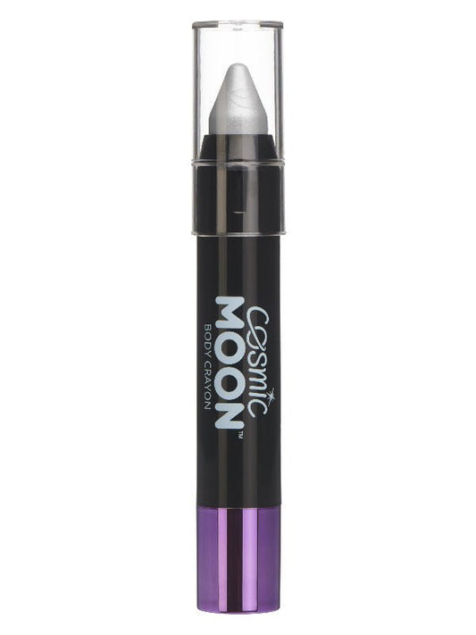 Cosmic Moon Metallic Body Crayon, Silver - Adult Weekender