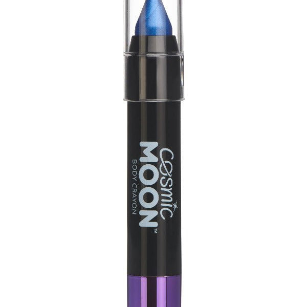 Cosmic Moon Metallic Body Crayons, Blue - Adult Weekender