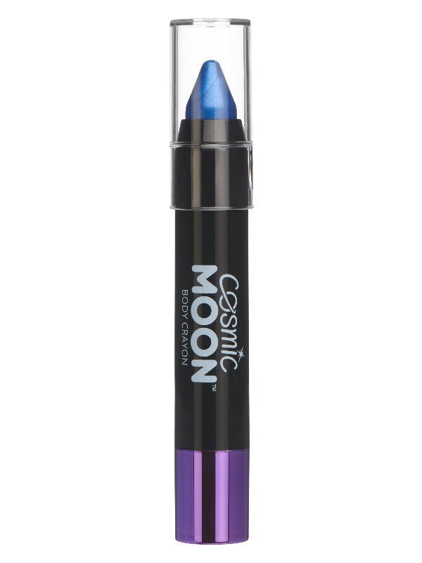 Cosmic Moon Metallic Body Crayons, Blue - Adult Weekender