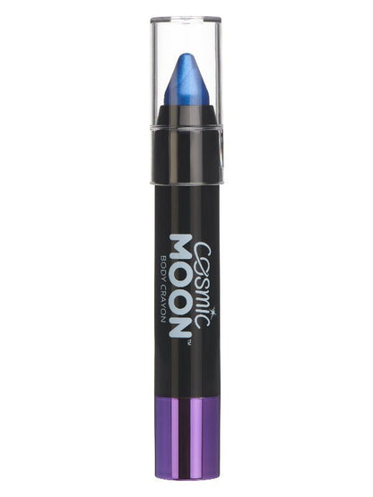Cosmic Moon Metallic Body Crayons, Blue - Adult Weekender