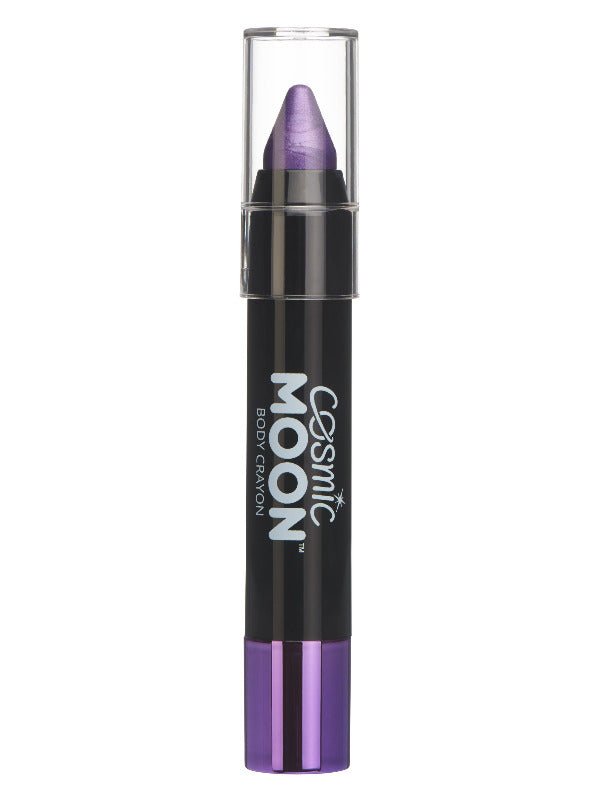 Cosmic Moon Metallic Body Crayons, Purple - Adult Weekender