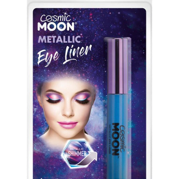 Cosmic Moon Metallic Eye Liner, Blue - Adult Weekender
