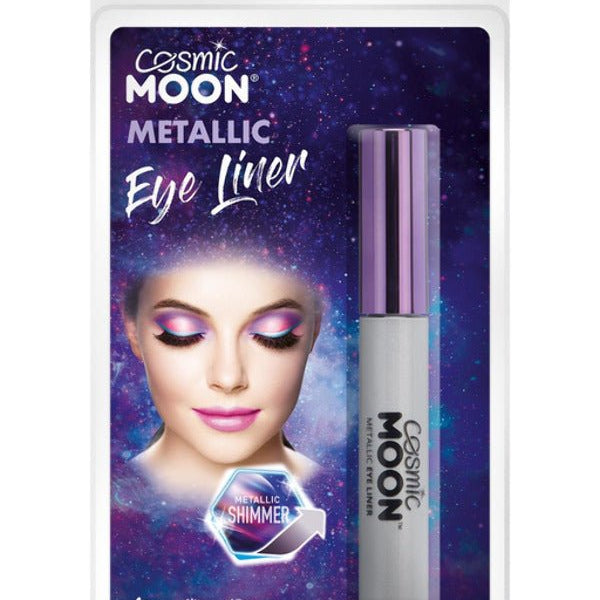 Cosmic Moon Metallic Eye Liner, Silver - Adult Weekender
