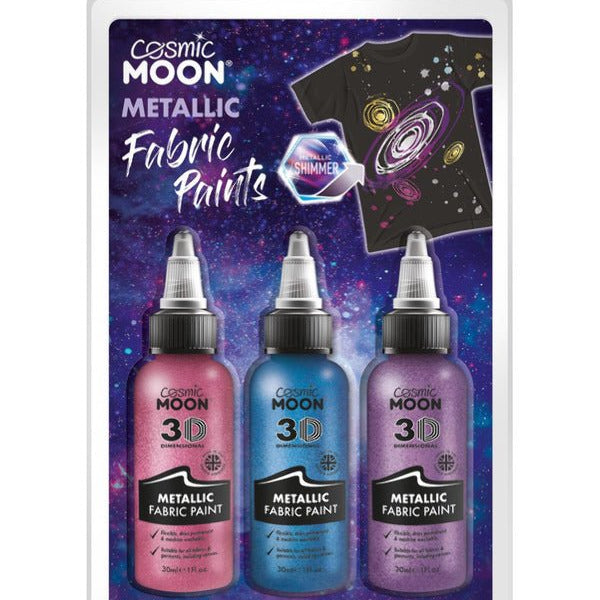 Cosmic Moon Metallic Fabric Paint, - Adult Weekender