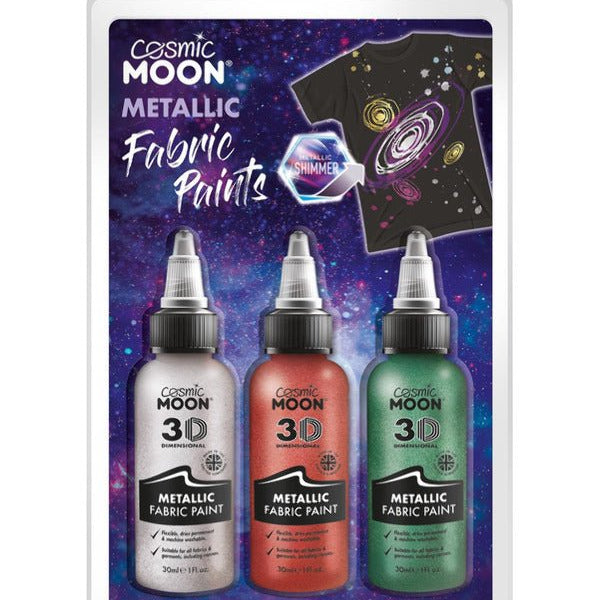 Cosmic Moon Metallic Fabric Paint, - Adult Weekender