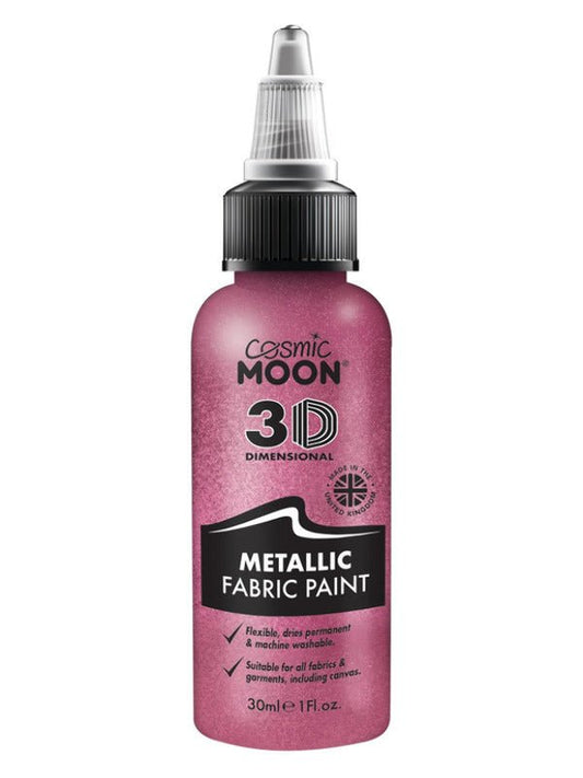 Cosmic Moon Metallic Fabric Paint, Pink - Adult Weekender