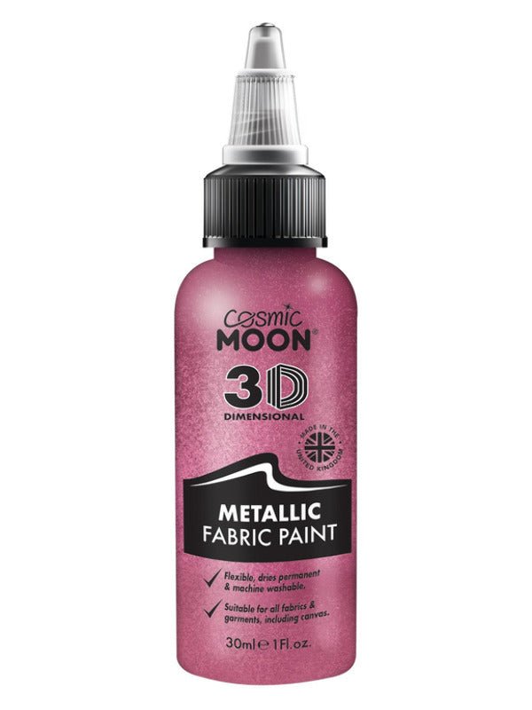 Cosmic Moon Metallic Fabric Paint, Pink - Adult Weekender