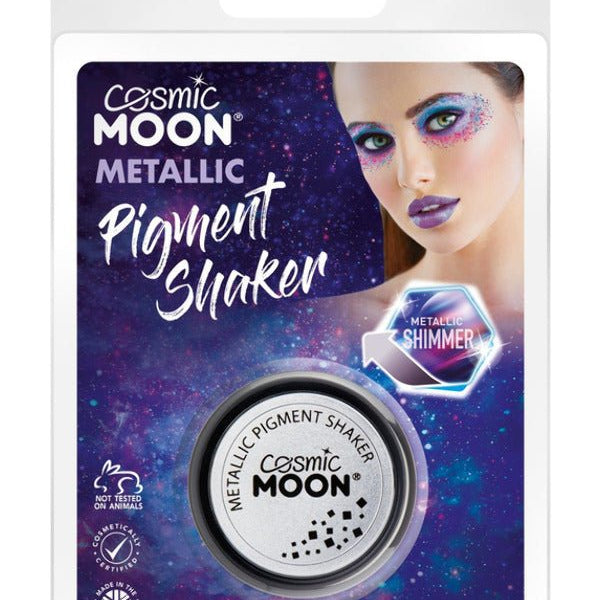 Cosmic Moon Metallic Pigment Shaker, Silver - Adult Weekender