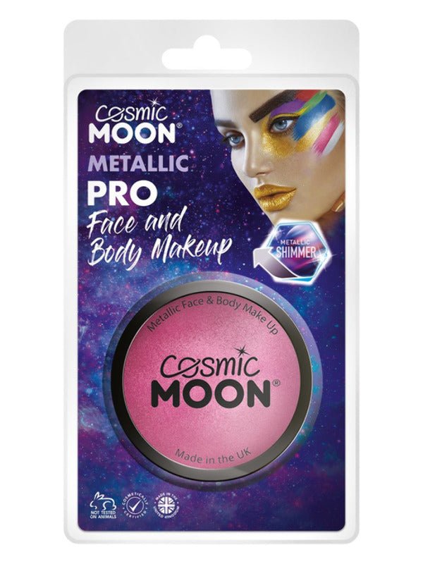Cosmic Moon Metallic Pro Face Paint Cake Pots, Pin - Adult Weekender