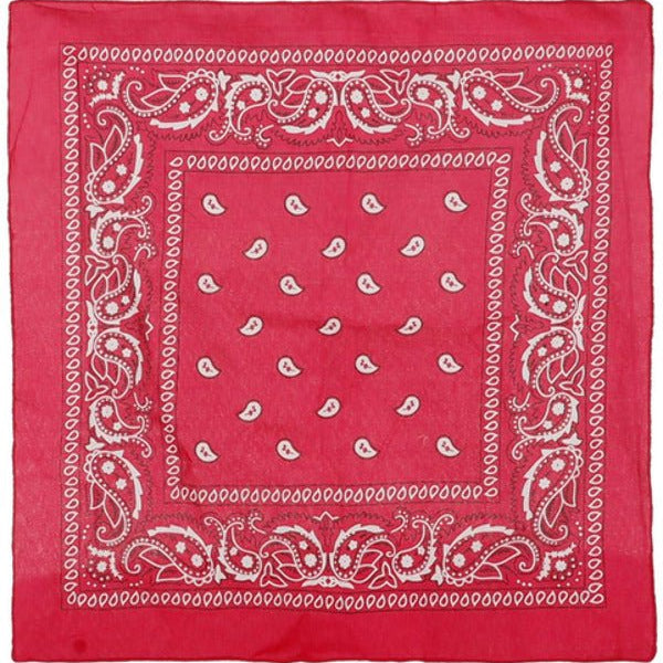 Cowboy Bandana, Hot Pink - Adult Weekender