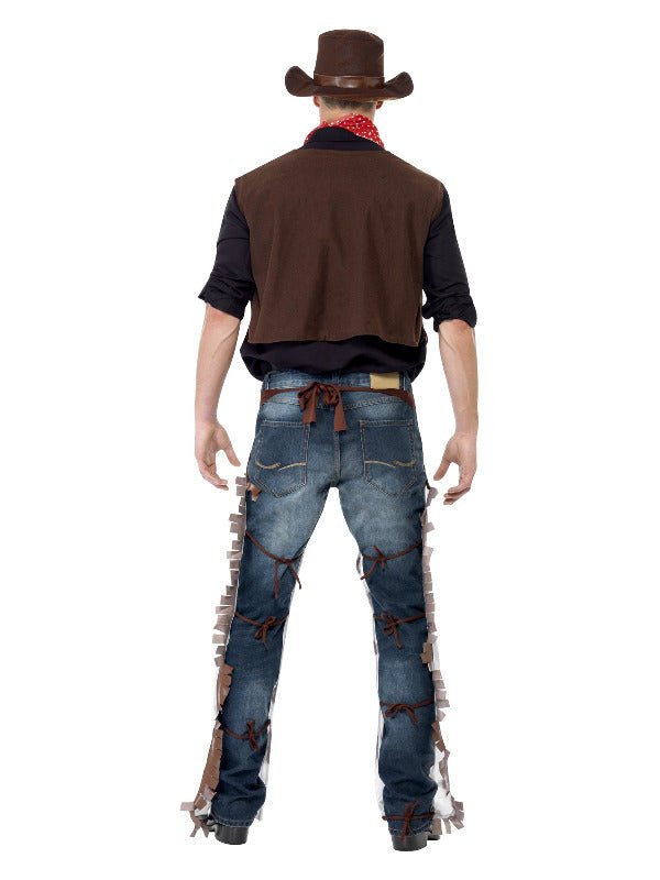 Cowboy Costume, Brown - Adult Weekender