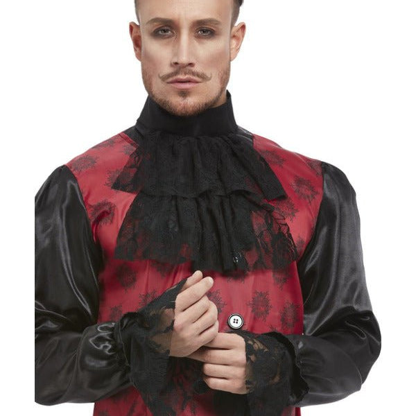 Cravat & Cuff Set, Black - Adult Weekender