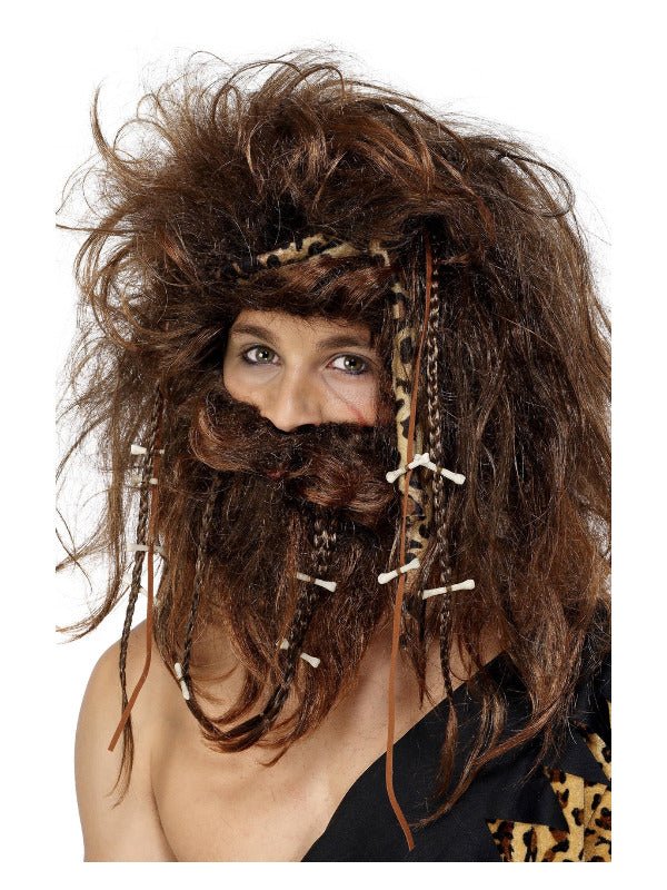 Crazy Caveman Set, Brown - Adult Weekender