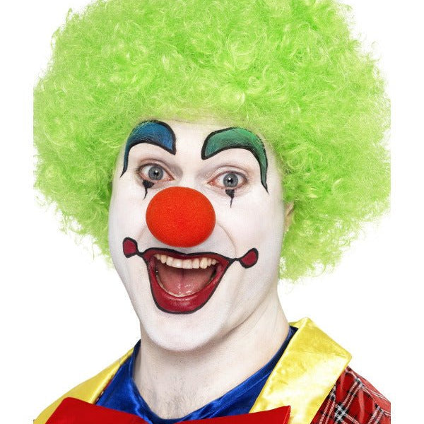 Crazy Clown Wig, Green - Adult Weekender