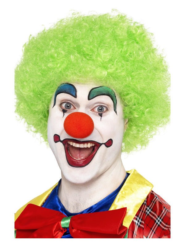 Crazy Clown Wig, Green - Adult Weekender