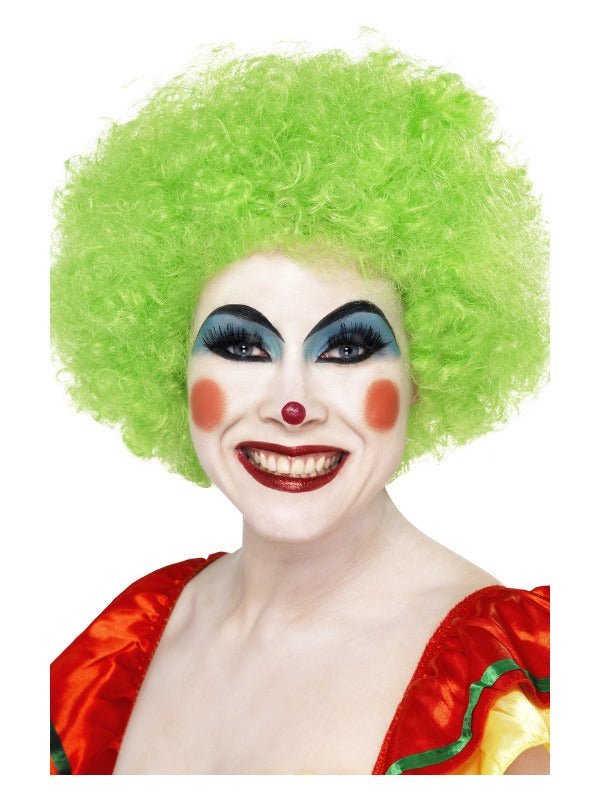 Crazy Clown Wig, Green - Adult Weekender