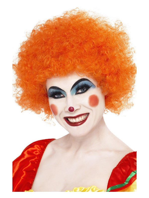 Crazy Clown Wig, Orange - Adult Weekender