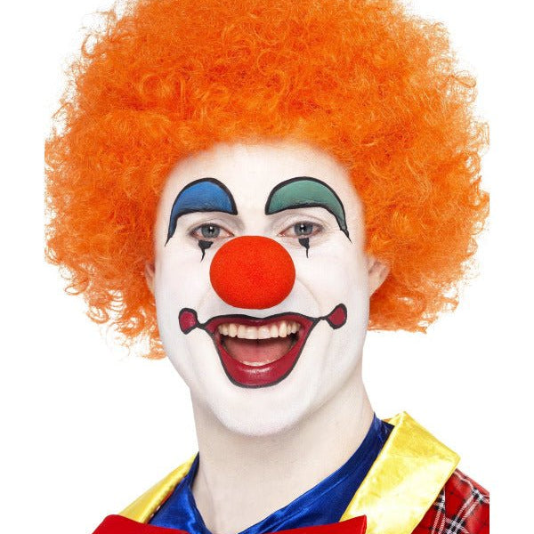 Crazy Clown Wig, Orange - Adult Weekender