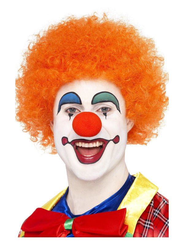 Crazy Clown Wig, Orange - Adult Weekender