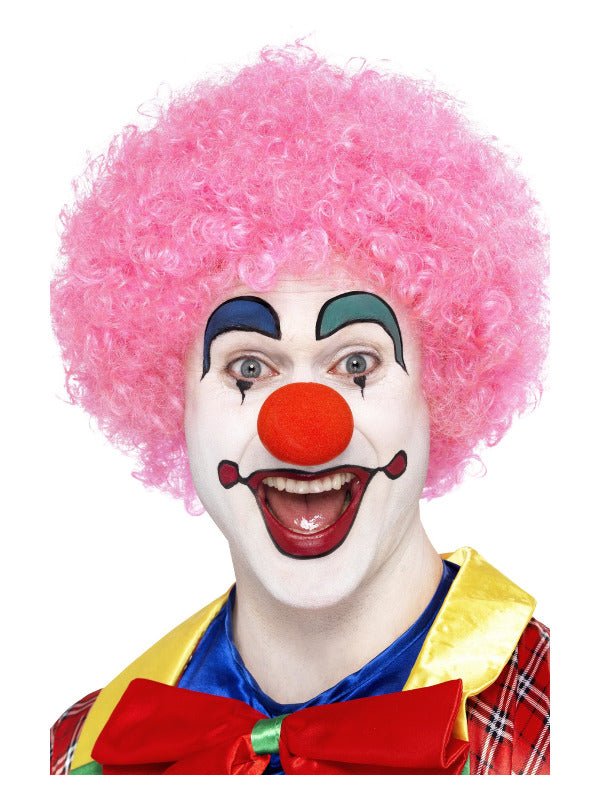 Crazy Clown Wig, Pink - Adult Weekender