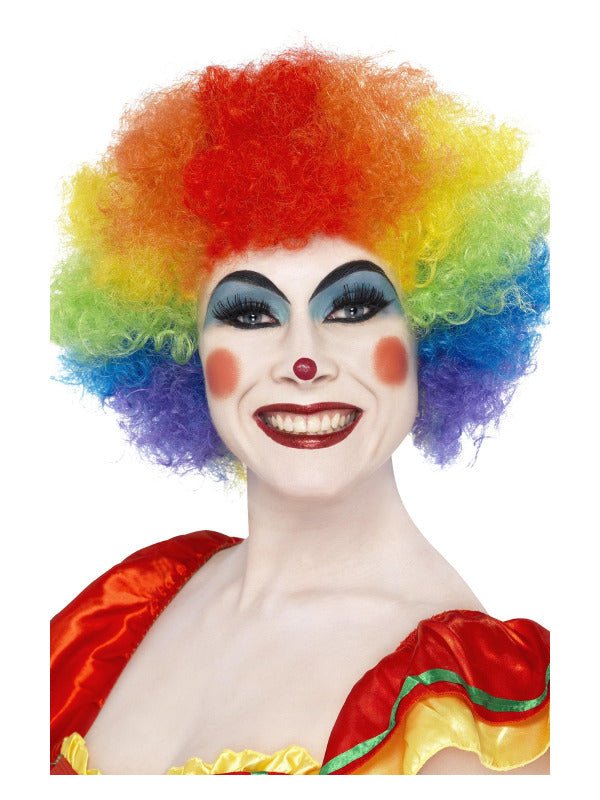 Crazy Clown Wig, Rainbow - Adult Weekender
