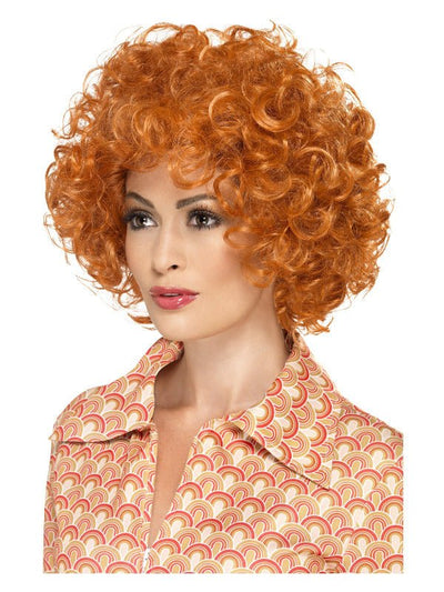 Curly Afro Wig, Ginger - Adult Weekender