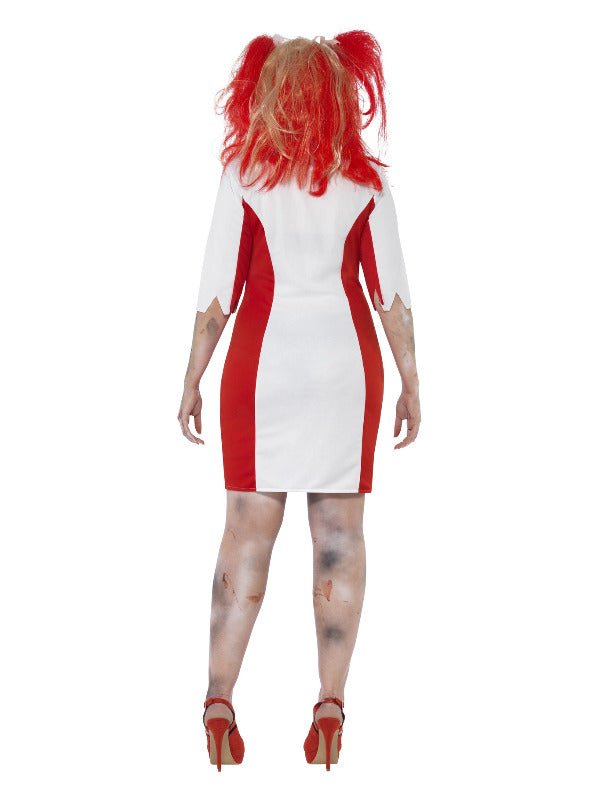 Curves Zombie Nurse Costume, White - Adult Weekender