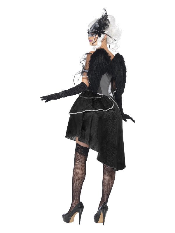 Dark Angel Masquerade Costume, Black - Adult Weekender