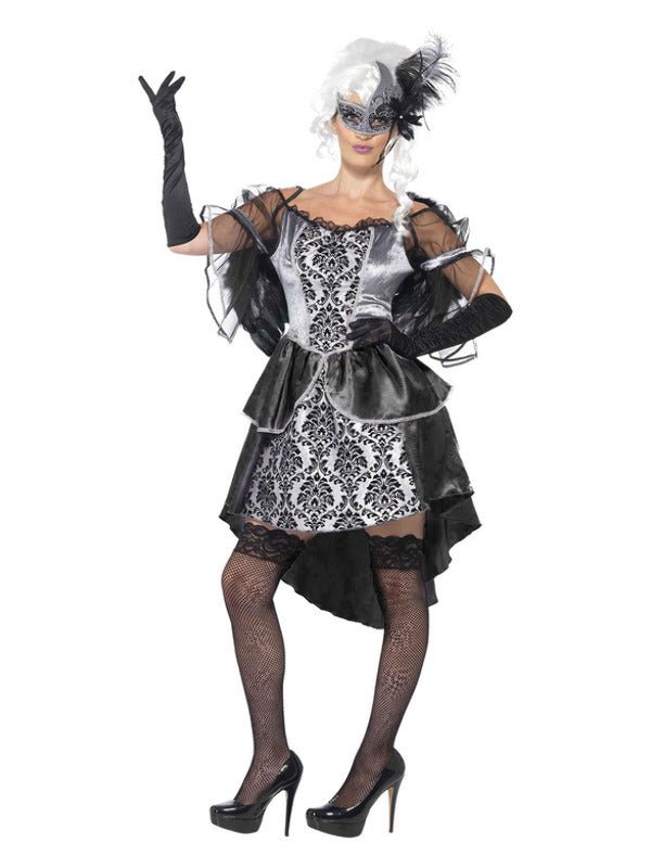 Dark Angel Masquerade Costume, Black - Adult Weekender