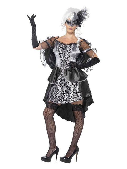 Dark Angel Masquerade Costume, Black - Adult Weekender