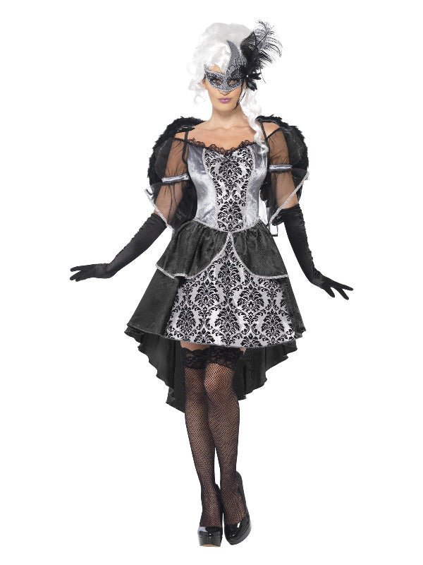Dark Angel Masquerade Costume, Black - Adult Weekender