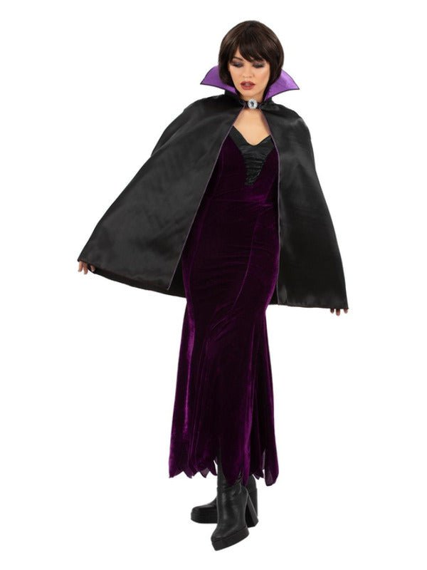 Dark Queen Cape with Collar, Adult - Adult Weekender