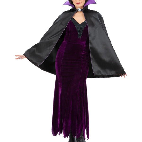 Dark Queen Cape with Collar, Adult - Adult Weekender