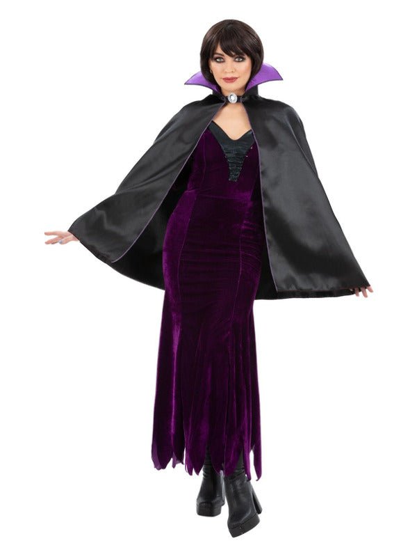 Dark Queen Cape with Collar, Adult - Adult Weekender