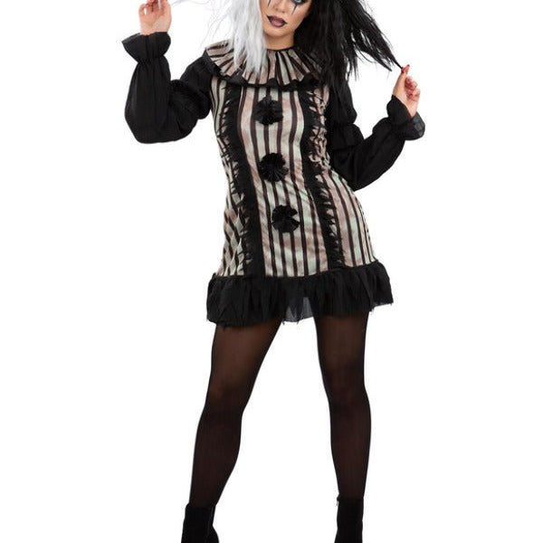 Dark Vintage Clown Costume - Adult Weekender