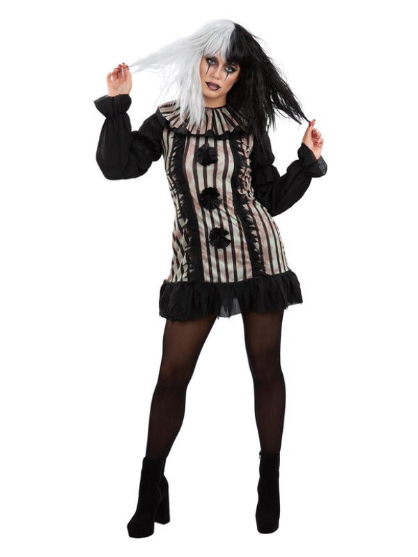 Dark Vintage Clown Costume - Adult Weekender