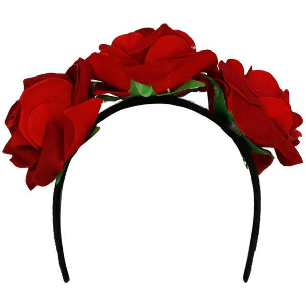 Day of the Dead Headband, Red - Adult Weekender
