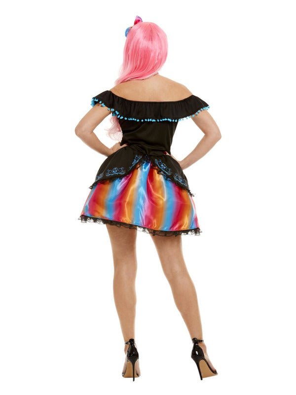 Day of the Dead Senorita Ombre Costume, Black - Adult Weekender