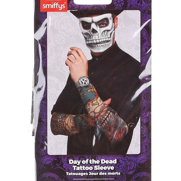 Day of the Dead Tattoo Sleeve, Multi - Coloured - Adult Weekender