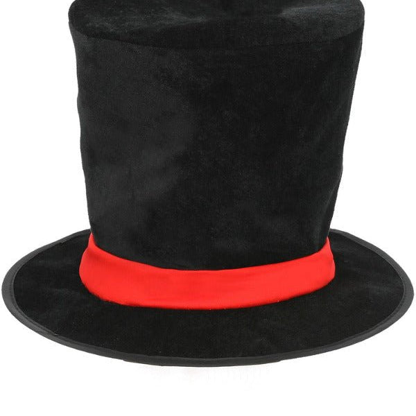 Day of the Dead Top Hat, Black - Adult Weekender