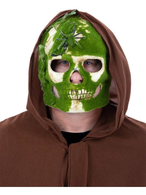 Decaying Moss Skull Mask - Adult Weekender