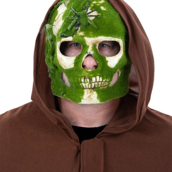 Decaying Moss Skull Mask - Adult Weekender